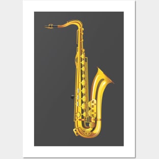 Tenor Saxophone Posters and Art